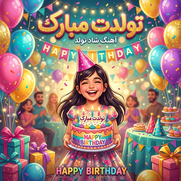 کاور آهنگ تولدت مبارک